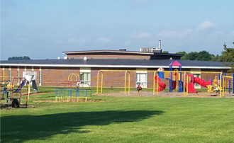 Back of Cuba City Elementary School
